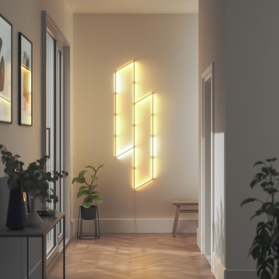 Умная система освещения Nanoleaf Lines - 60 Degrees Starter Kit - 9 шт.
