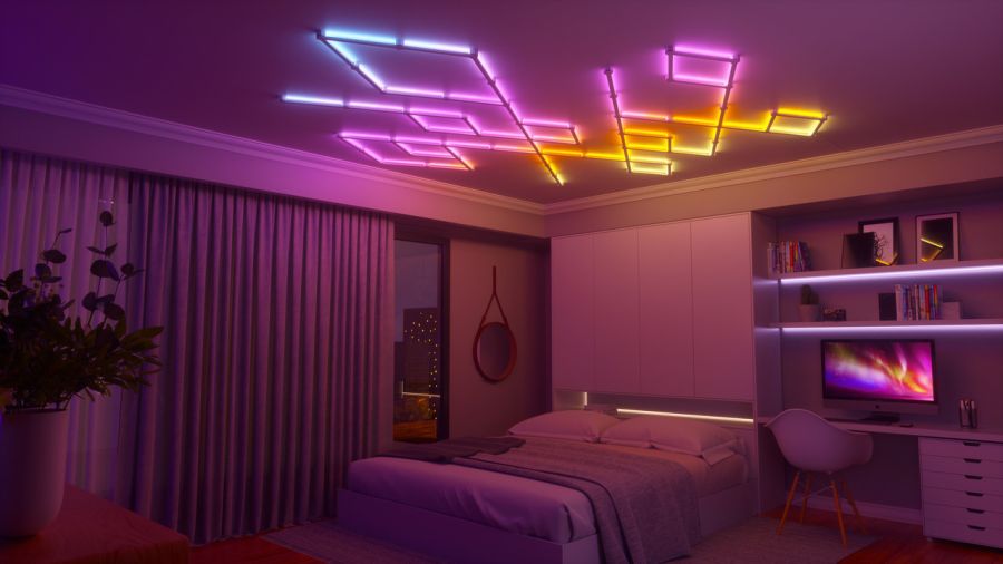 Умная система освещения Nanoleaf Lines - 60 Degrees Starter Kit - 9 шт.
