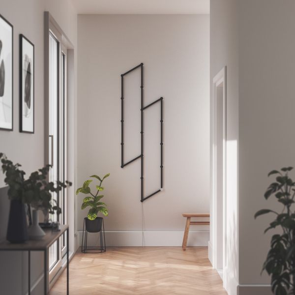 Накладка чорна матова Nanoleaf Lines Skins - Matte Black - 9 шт.