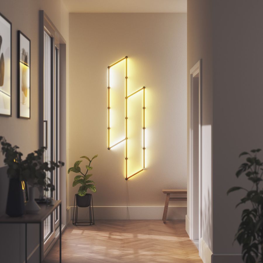 Накладка черная матовая Nanoleaf Lines Skins - Matte Black  - 9 шт.
