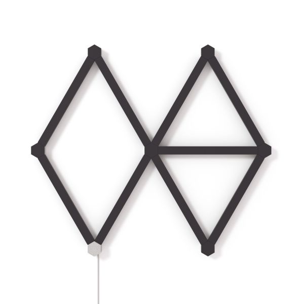 Накладка чорна матова Nanoleaf Lines Skins - Matte Black - 9 шт.