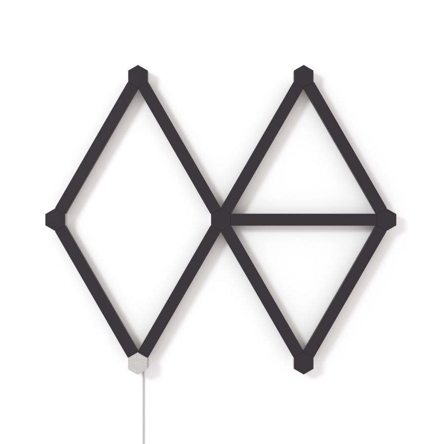Накладка черная матовая Nanoleaf Lines Skins - Matte Black  - 9 шт.