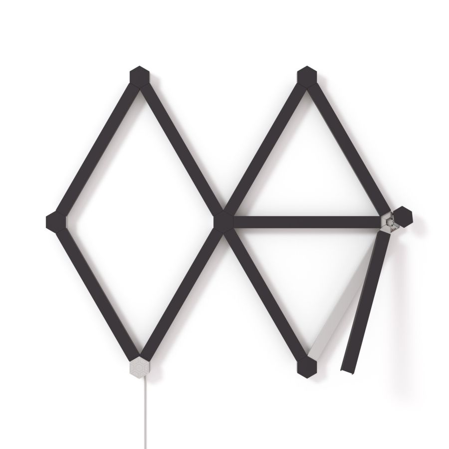 Накладка черная матовая Nanoleaf Lines Skins - Matte Black  - 9 шт.