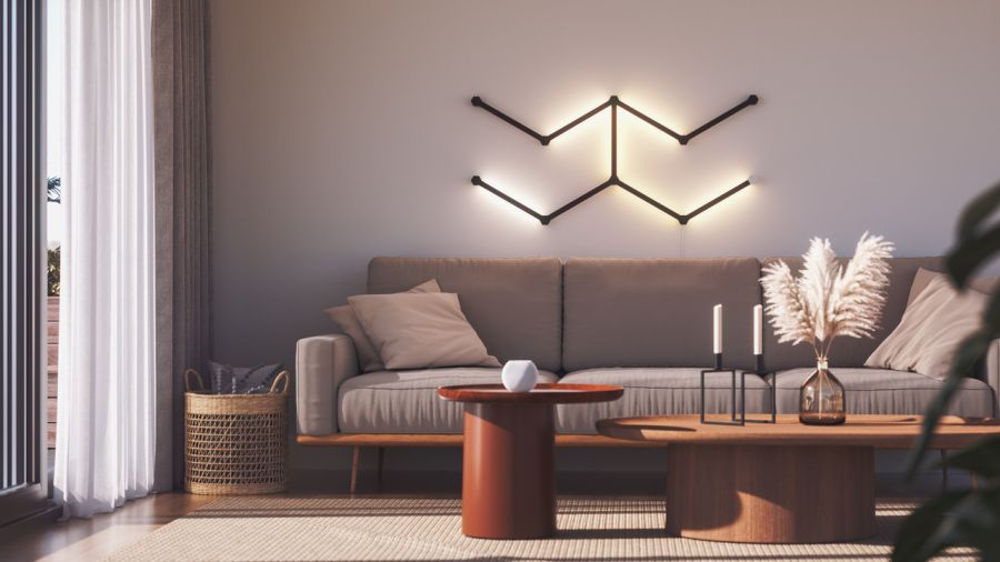 Накладка черная матовая Nanoleaf Lines Skins - Matte Black  - 9 шт.