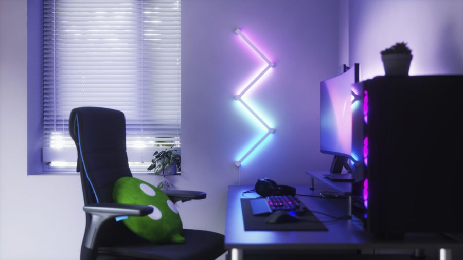 Розумна система освітлення Nanoleaf Lines - 90 Degrees Starter Kit - 4 шт.