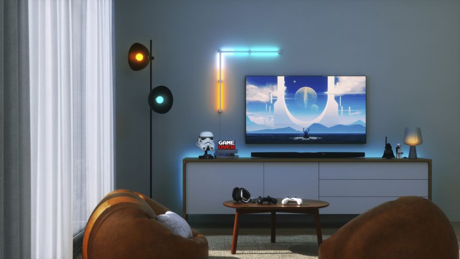Розумна система освітлення Nanoleaf Lines - 90 Degrees Starter Kit - 4 шт.