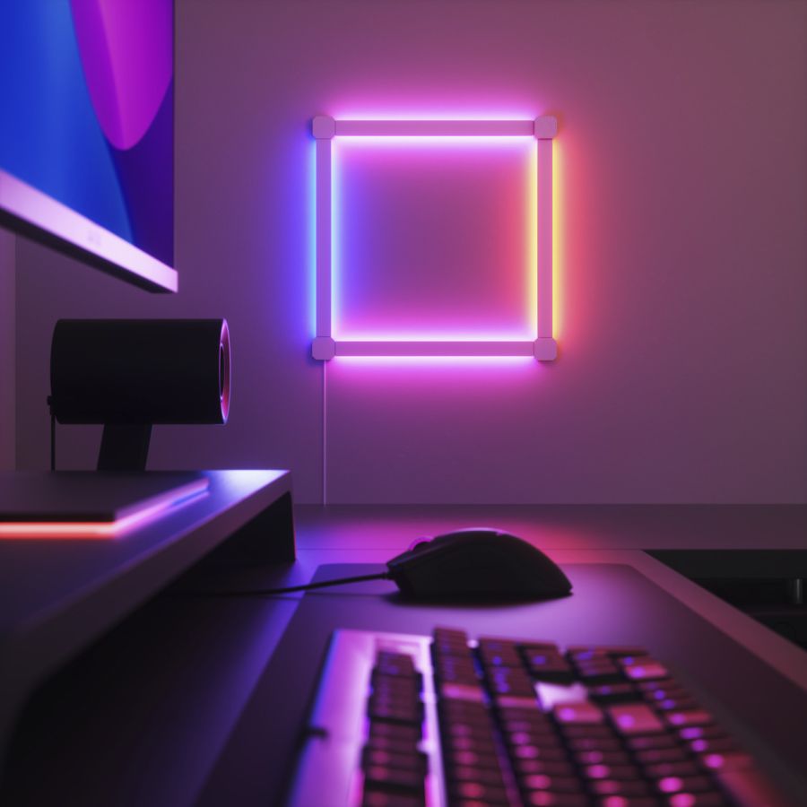 Розумна система освітлення Nanoleaf Lines - 90 Degrees Starter Kit - 4 шт.