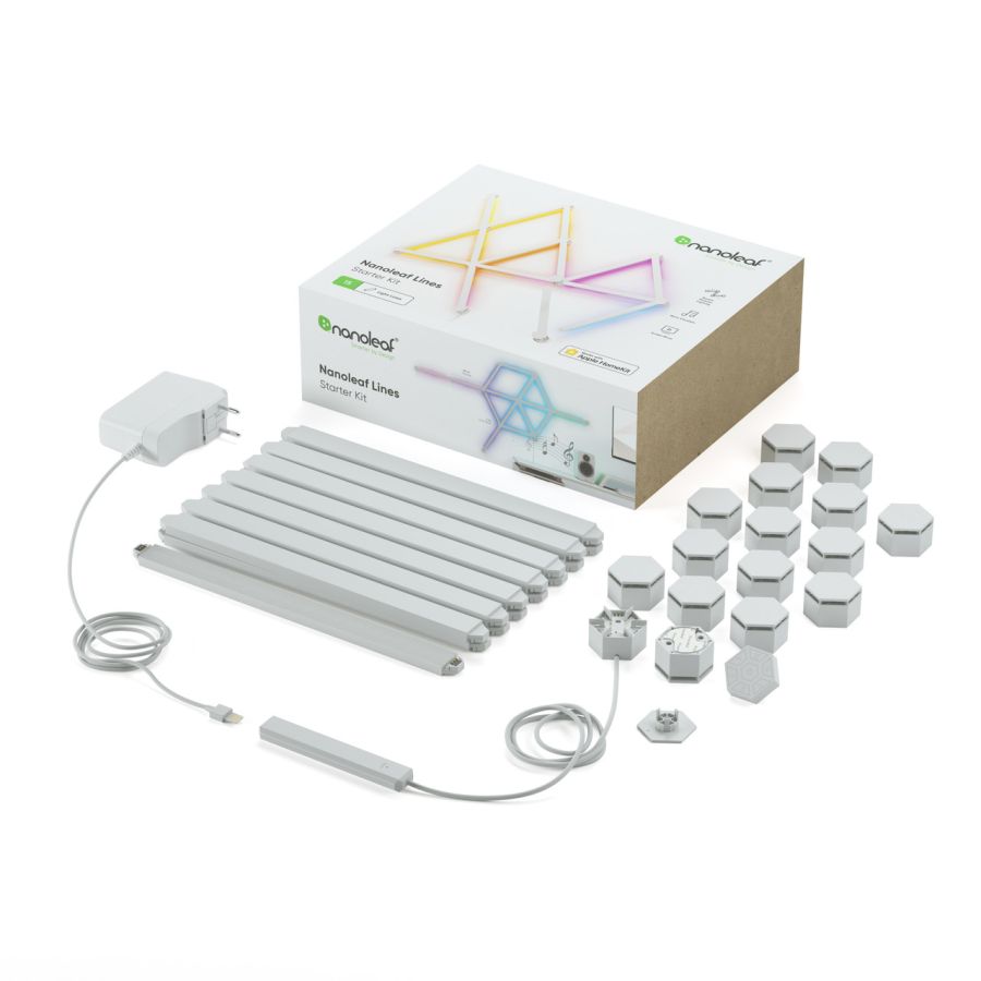 Розумна система освітлення Nanoleaf Lines - 60 Degrees Starter Kit - 15 шт.