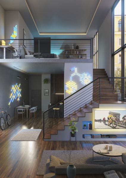 Розумна система освітлення Nanoleaf Lines - 60 Degrees Starter Kit - 15 шт.