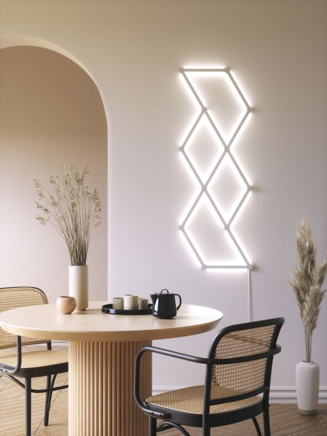 Розумна система освітлення Nanoleaf Lines - 60 Degrees Starter Kit - 15 шт.