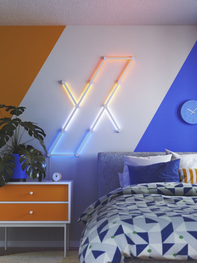 Розумна система освітлення Nanoleaf Lines - 60 Degrees Starter Kit - 15 шт.
