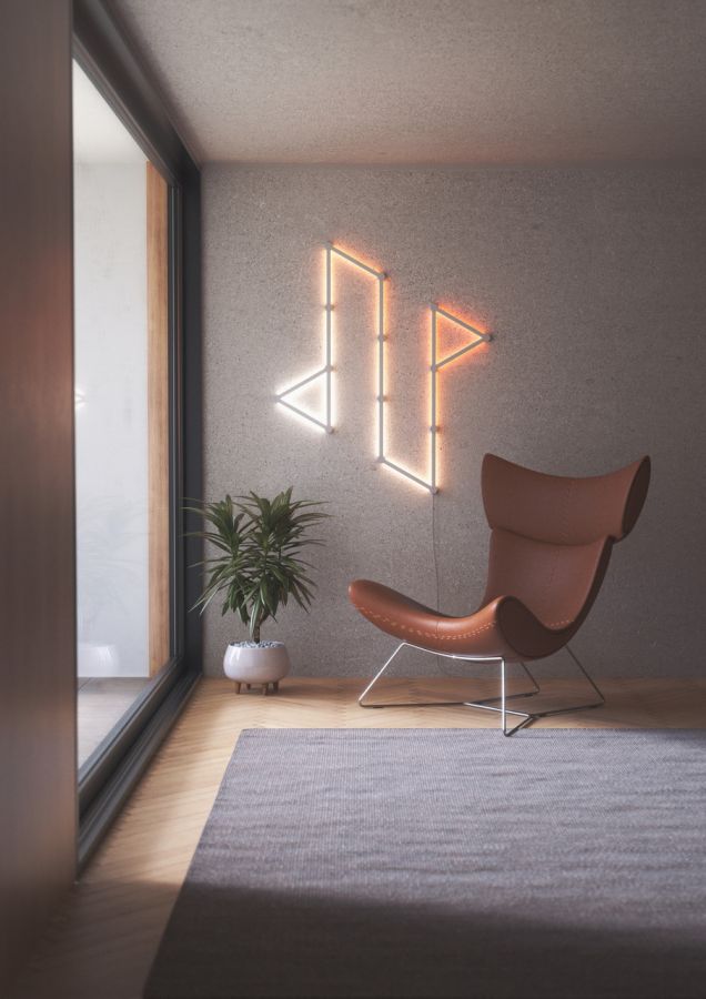 Розумна система освітлення Nanoleaf Lines - 60 Degrees Starter Kit - 15 шт.
