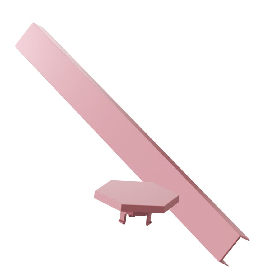 Накладка рожева матова Nanoleaf Lines Skins - Pink Matte - 9 шт.