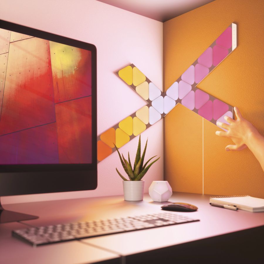 Розумна система освітлення Nanoleaf Shapes - Mini Triangles Starter Kit  - 9 шт. (White)