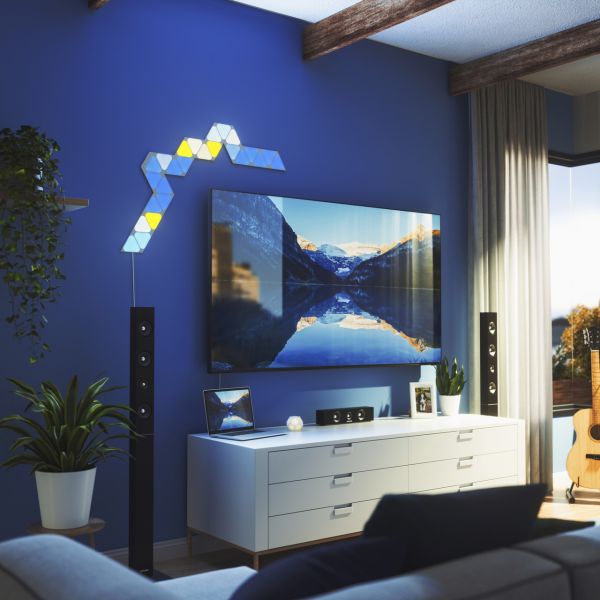 Розумна система освітлення Nanoleaf Shapes - Mini Triangles Starter Kit  - 9 шт. (White)