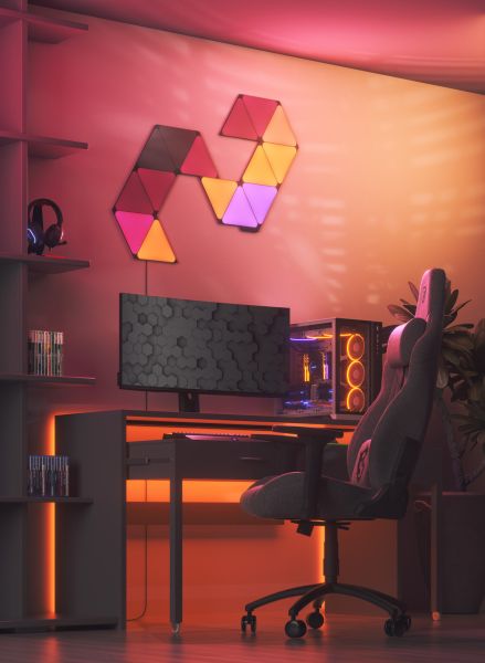 Дополнительные панели Nanoleaf Shapes - Triangles Expansion Pack - 3 шт. (Black)