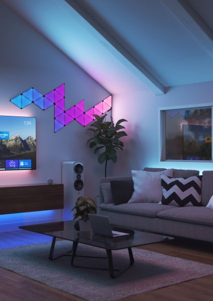 Дополнительные панели Nanoleaf Shapes - Triangles Expansion Pack - 3 шт. (Black)