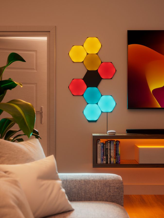 Додаткові панелі Nanoleaf Shapes - Hexagons Expansion Pack - 3 шт. (Black)