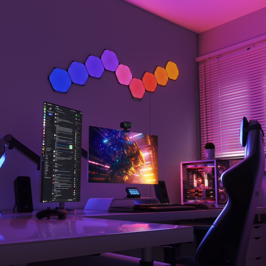 Додаткові панелі Nanoleaf Shapes - Hexagons Expansion Pack - 3 шт. (Black)