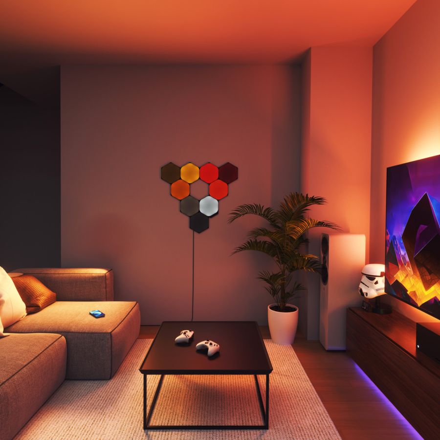 Додаткові панелі Nanoleaf Shapes - Hexagons Expansion Pack - 3 шт. (Black)