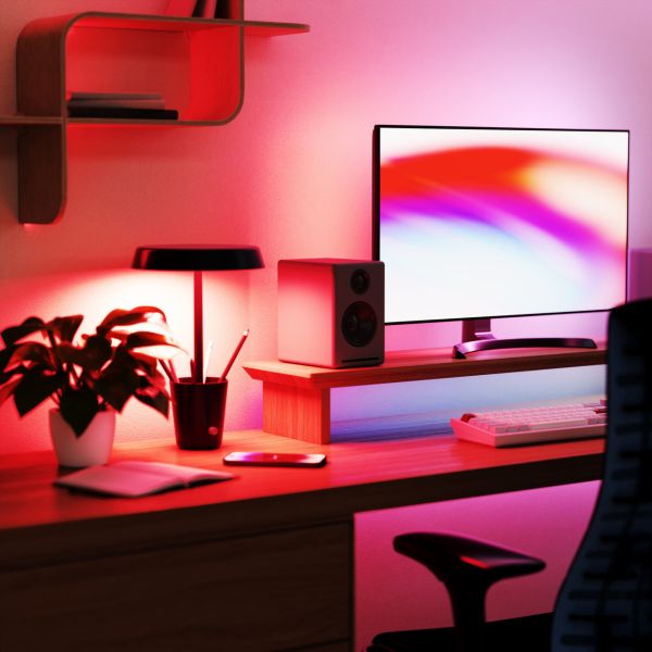 Умная настольная лампа Nanoleaf Umbra Cup, RGBW, 2700-6500K, 320 лм, Apple Homekit, Matter