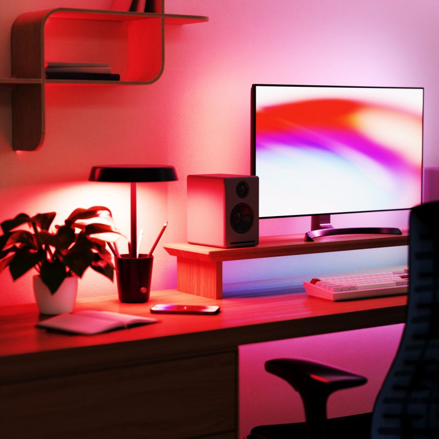 Умная настольная лампа Nanoleaf Umbra Cup, RGBW, 2700-6500K, 320 лм, Apple Homekit, Matter