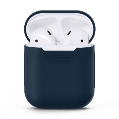 Чохол для навушників MAKE Apple AirPods 1/2 Silicone Blue