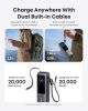 Повербанк Anker Laptop Power Bank 25000mah (165W) PD з вбудованими кабелями USB-C  (Black)