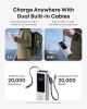 Повербанк Anker Laptop Power Bank 25000mah (165W) PD з вбудованими кабелями USB-C (Silver)