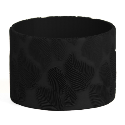 Кашпо Abstractia Design Elegant Leaf Pattern Planter (Black)
