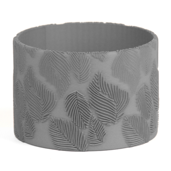 Кашпо Abstractia Design Elegant Leaf Pattern Planter (Gray)