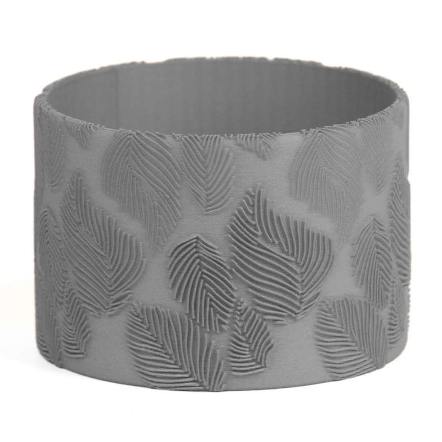 Кашпо Abstractia Design Elegant Leaf Pattern Planter (Gray)
