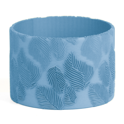 Кашпо Abstractia Design Elegant Leaf Pattern Planter (Light Blue)