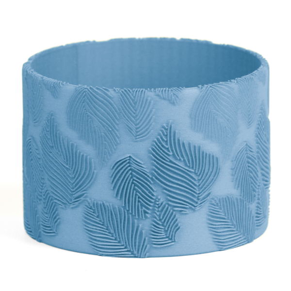 Кашпо Abstractia Design Elegant Leaf Pattern Planter (Light Blue)