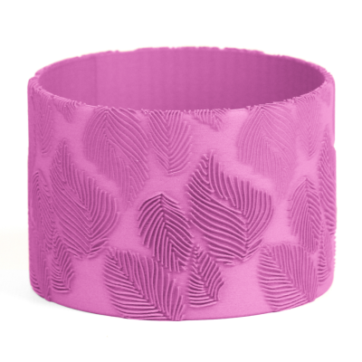 Кашпо Abstractia Design Elegant Leaf Pattern Planter (Pink)