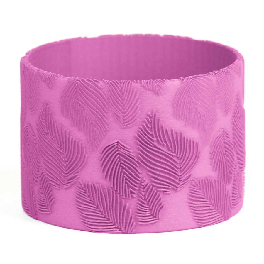Кашпо Elegant Leaf Pattern Planter (Pink)
