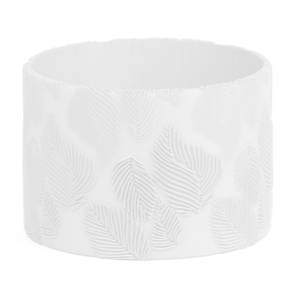 Кашпо Abstractia Design Elegant Leaf Pattern Planter (White)