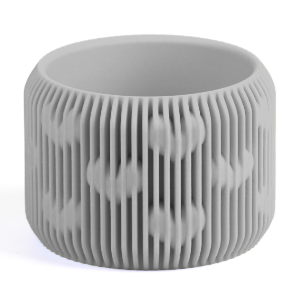 Кашпо Abstractia Design Heart Pattern Planter (Gray)