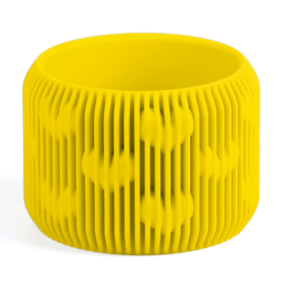 Кашпо Abstractia Design Heart Pattern Planter (Yellow)