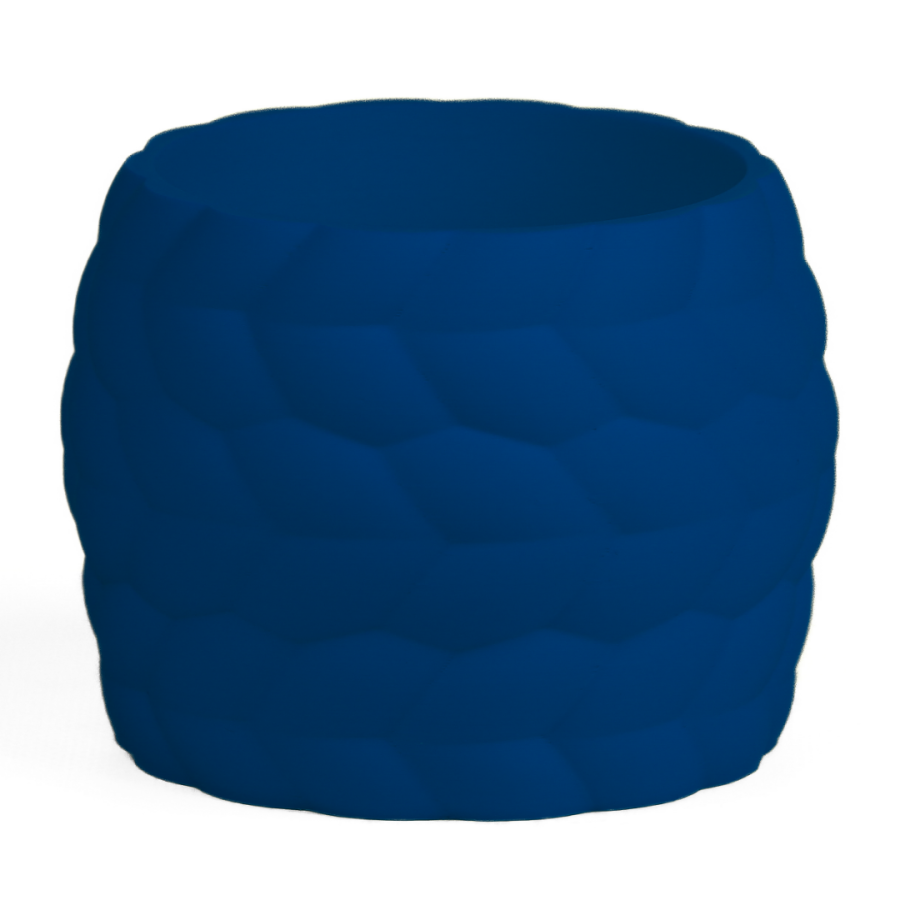 Кашпо Rope Look Texture Planter (Navy)