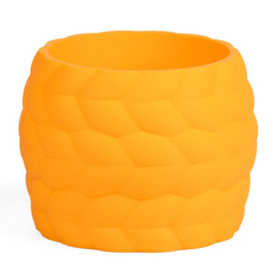 Кашпо Rope Look Texture Planter (Orange)