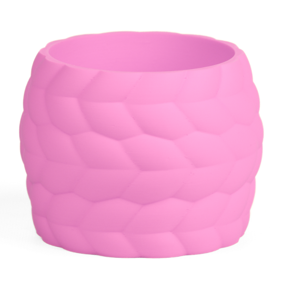 Кашпо Rope Look Texture Planter (Pink)