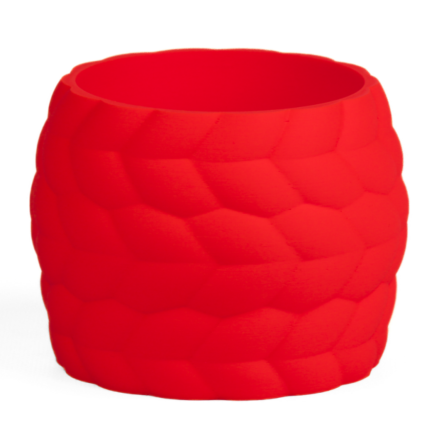 Кашпо Rope Look Texture Planter (Red)