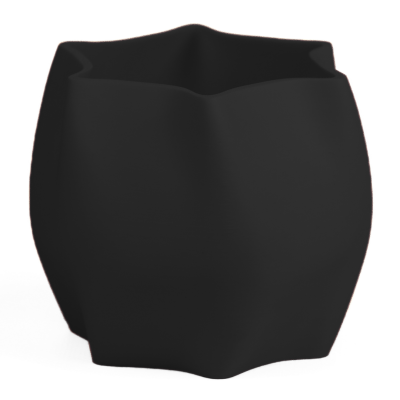 Кашпо Abstractia Design Twisted Planter (Black)