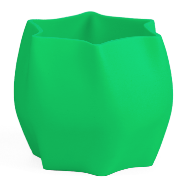 Кашпо Abstractia Design Twisted Planter (Green)