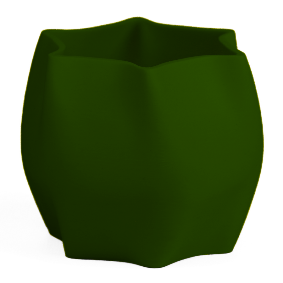 Кашпо Twisted Planter (Olive)
