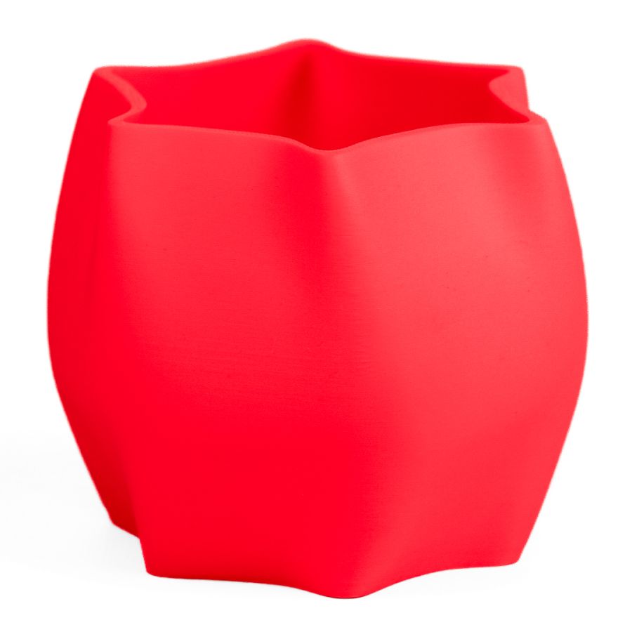 Кашпо Twisted Planter (Red)