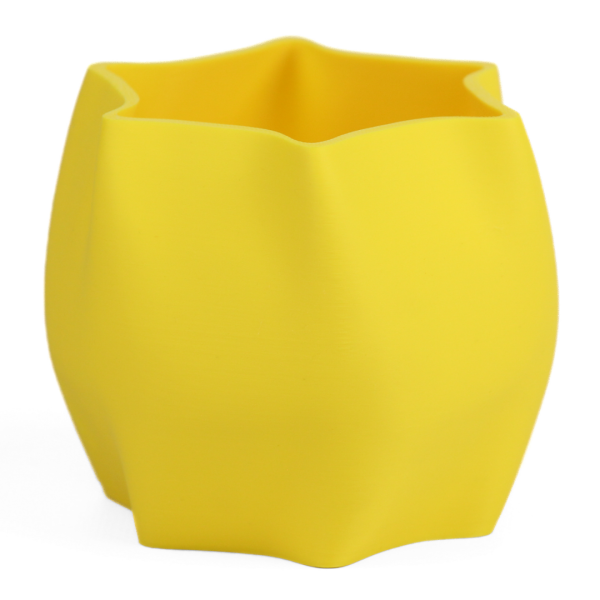 Кашпо Abstractia Design Twisted Planter (Yellow)