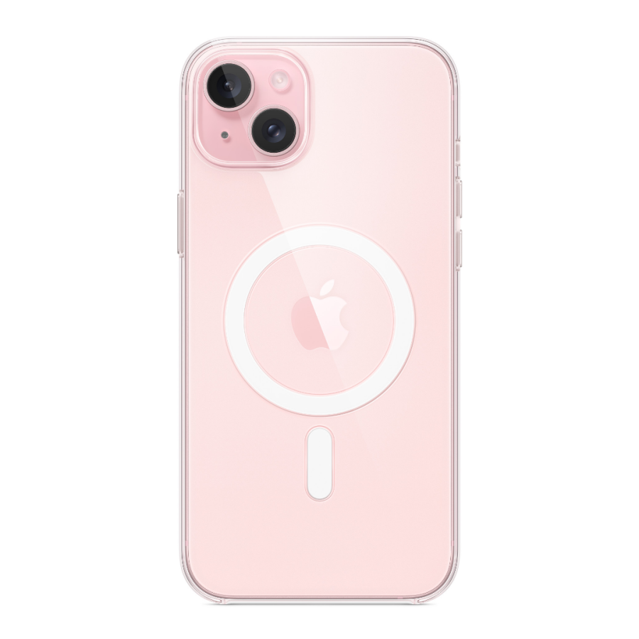 Чехол Apple Clear Case with MagSafe для Apple iPhone 15 Plus (Clear)