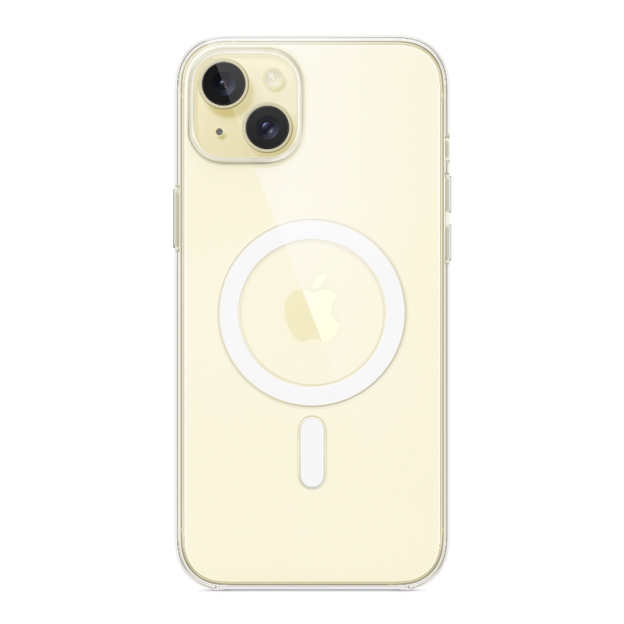 Чехол Apple Clear Case with MagSafe для Apple iPhone 15 Plus (Clear)